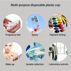100pcs 40ml Disposable Epoxy Resin Mixing Cups for Jewelry Making