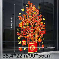 Chinese Year Display Window Stickers - Glass Window Decorations