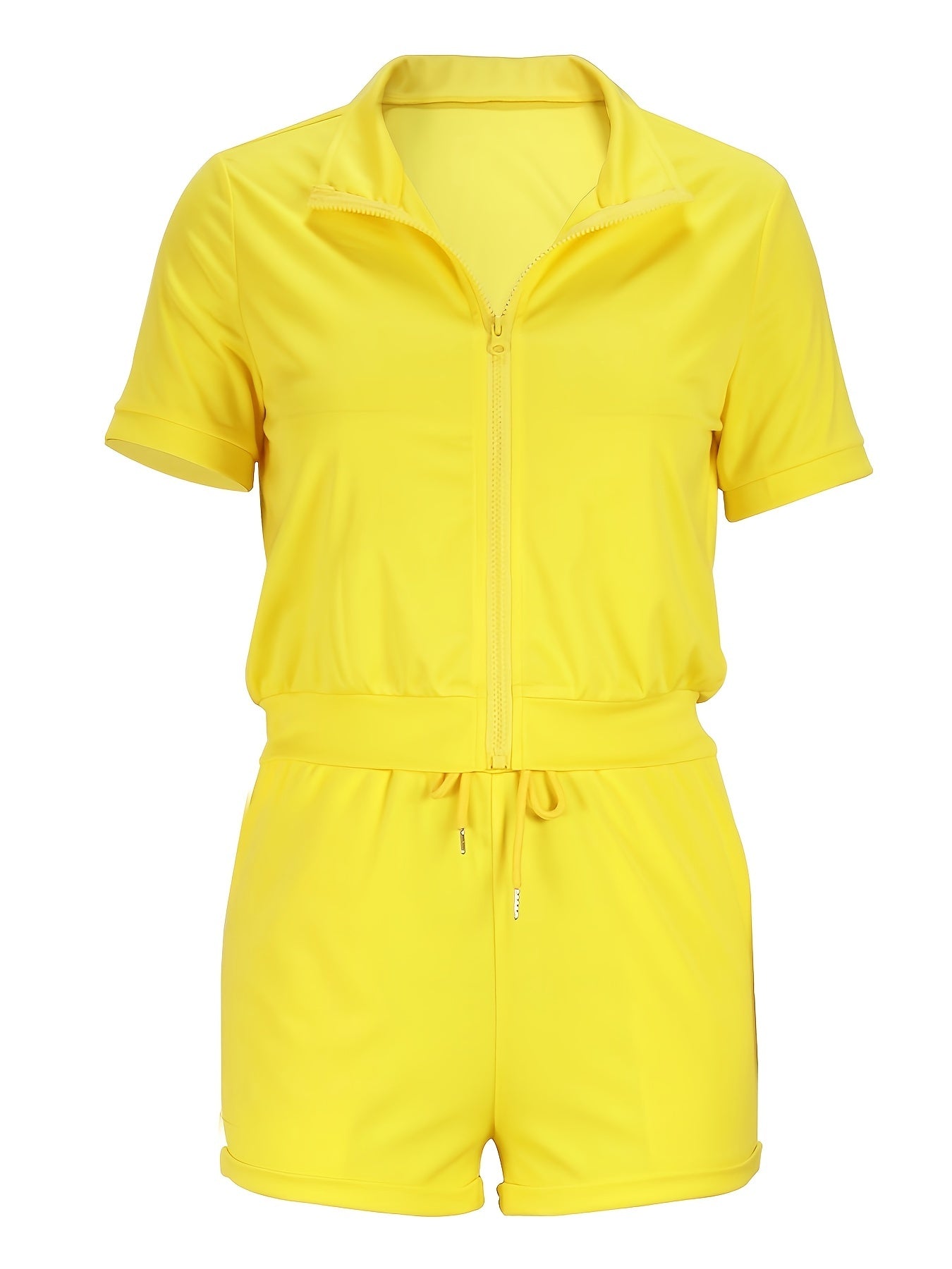 2pcs Casual Sports Suits Short Sleeve Shirts & Shorts Women's Activewear