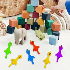 20pcs Sticky Chicken Slingshots Rubber Chicken Flicks Toys