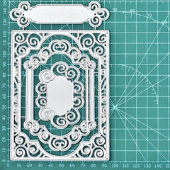 Flower Pattern Metal Cutting Die Stencil DIY Scrapbooking Gift Card Making
