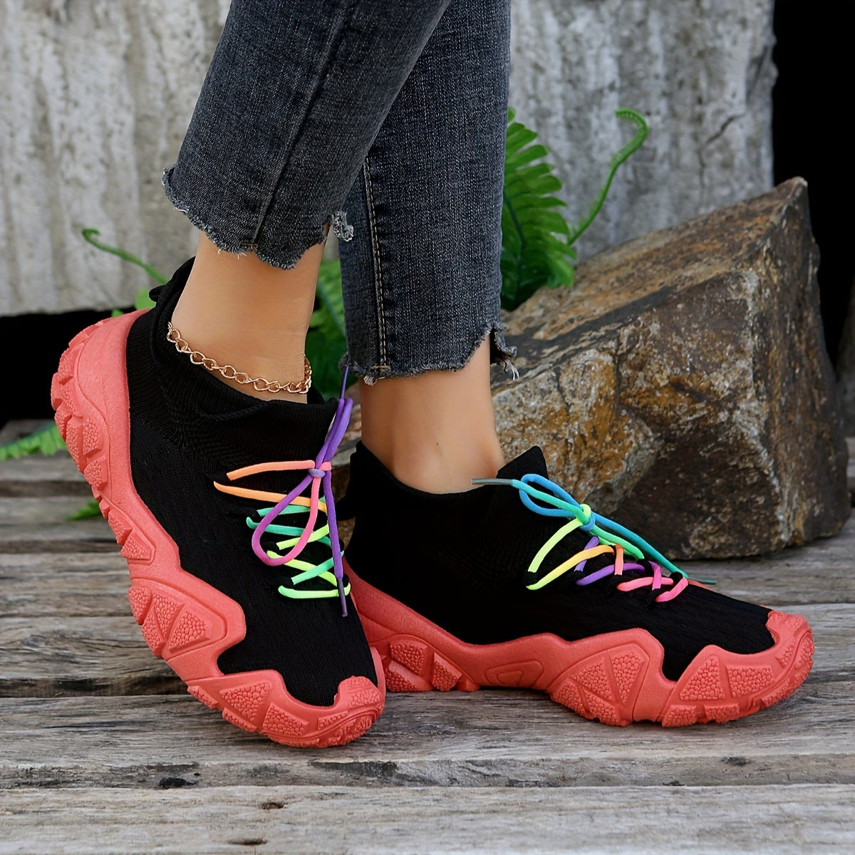 Women's Lightweight Running Shoes Soft Sole Breathable Sneakers