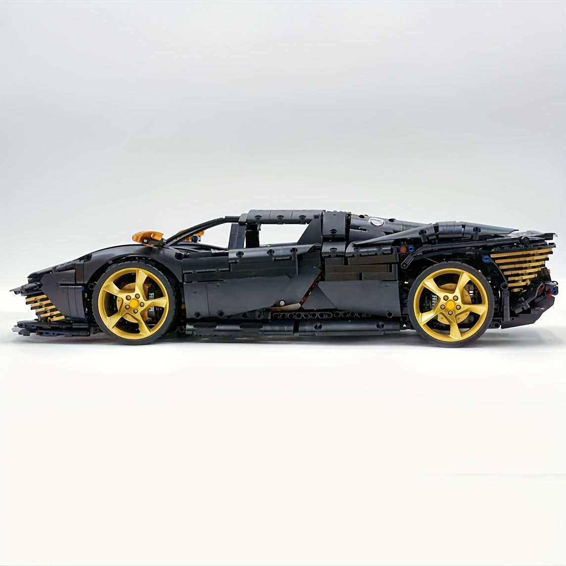 3778pcs Building Blocks Set, Golden Supercar 42143 Toy