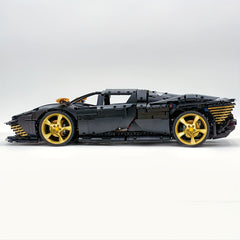 3778pcs Building Blocks Set, Golden Supercar 42143 Toy