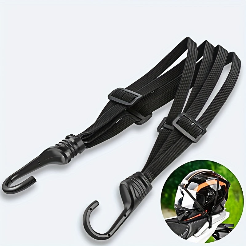 Universal Motorcycle Luggage Strap Helmet Gear Elastic Buckle Rope