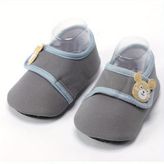 Bear Decor Non Slip Soft Floor Socks for Babies & Toddlers