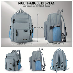 Large Capacity Preppy Backpack for Students Teens Girls