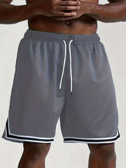 Men's Drawstring Basketball Shorts Lightweight Athletic Shorts