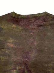 Leaf Pattern Men's Comfy Retro T-shirt