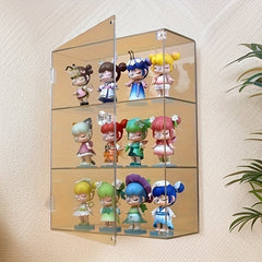 Acrylic Display Cabinet with Handle for Models and Cosmetics