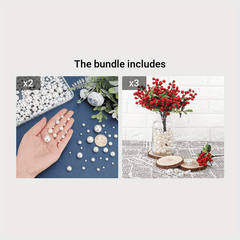 400pcs Craft Pearls Without Holes Vase Filling Beads