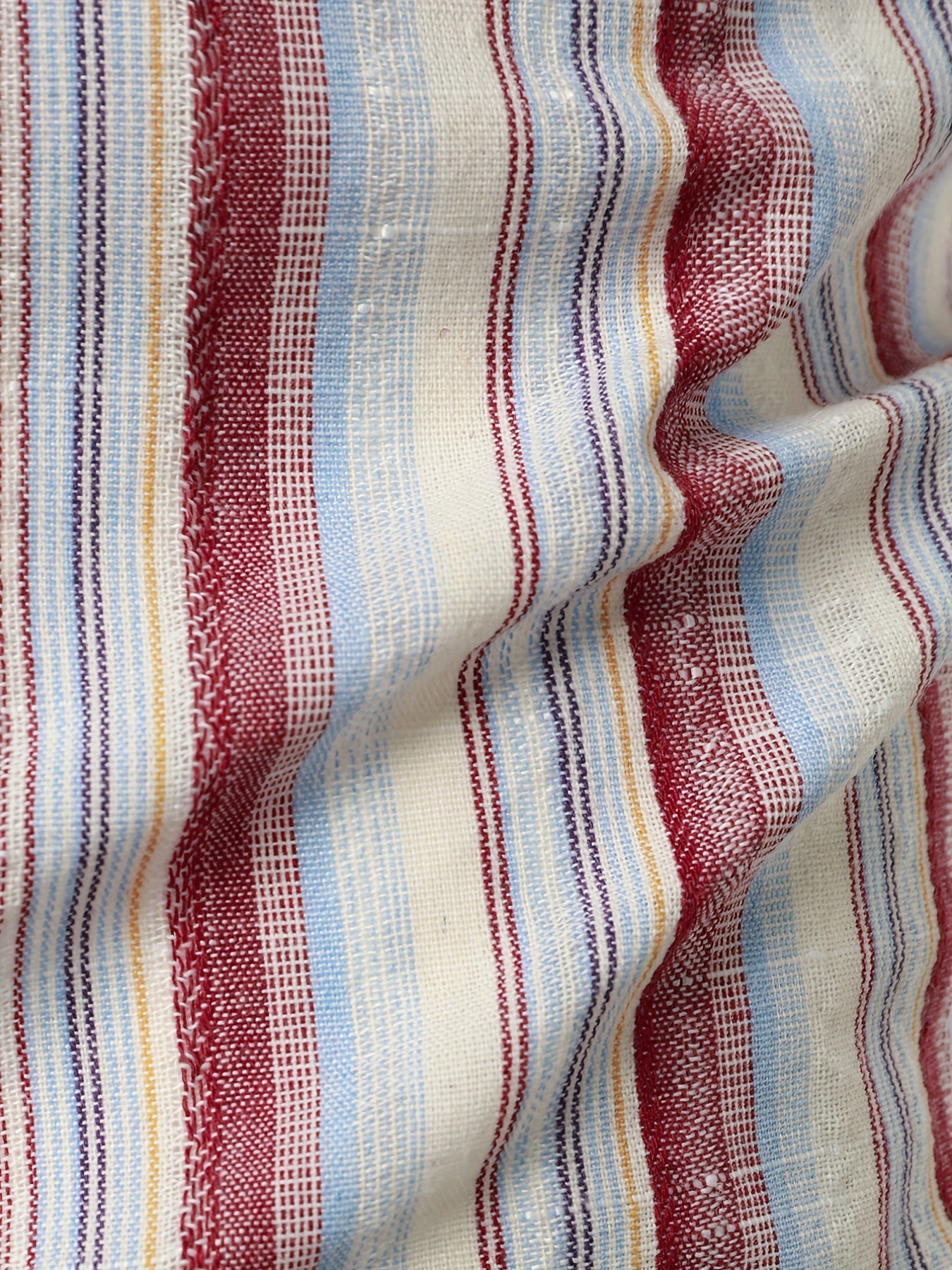 Vertical Striped Men's Shirt Short Sleeves Business Casual Button Up