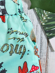 Boys Cartoon Animal Print Casual Shorts Kids Summer Clothes