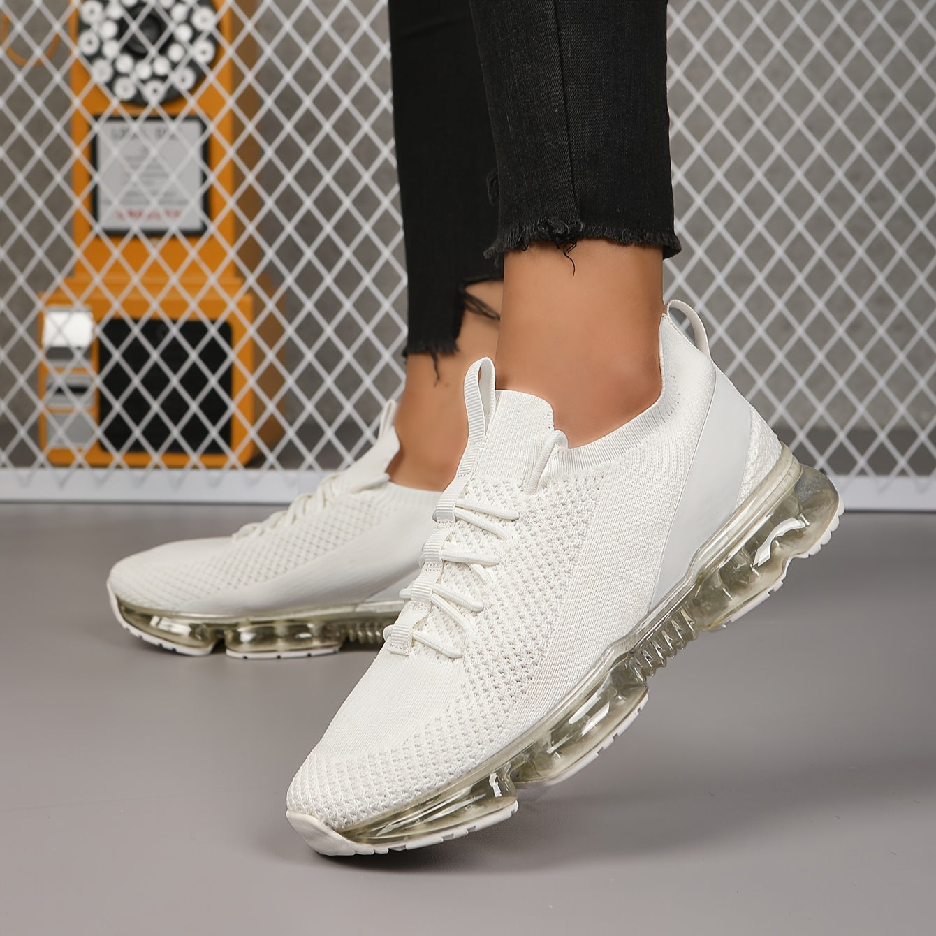 Breathable Air Cushion Running Shoes Lightweight Non Slip Sneakers