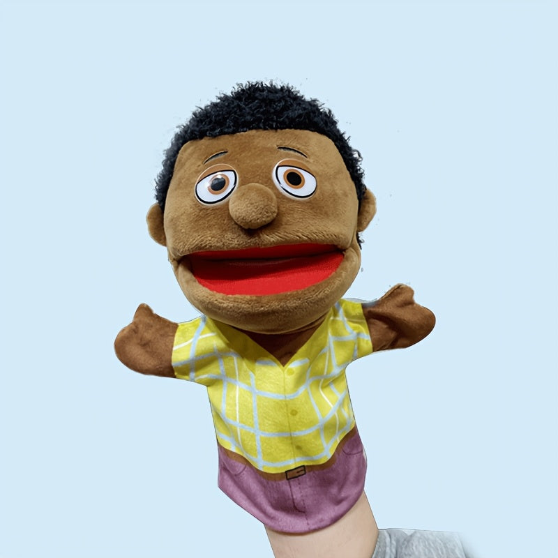 Interactive Family of Puppets for Role Playing Toys with Open Mouths