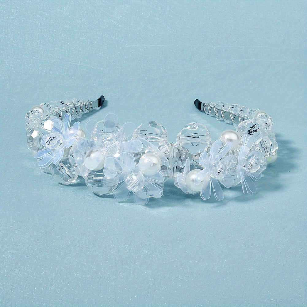 Waves Rhinestone Headband Wedding Prom Hair Accessories