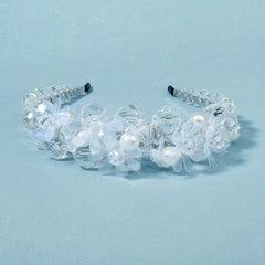 Waves Rhinestone Headband Wedding Prom Hair Accessories
