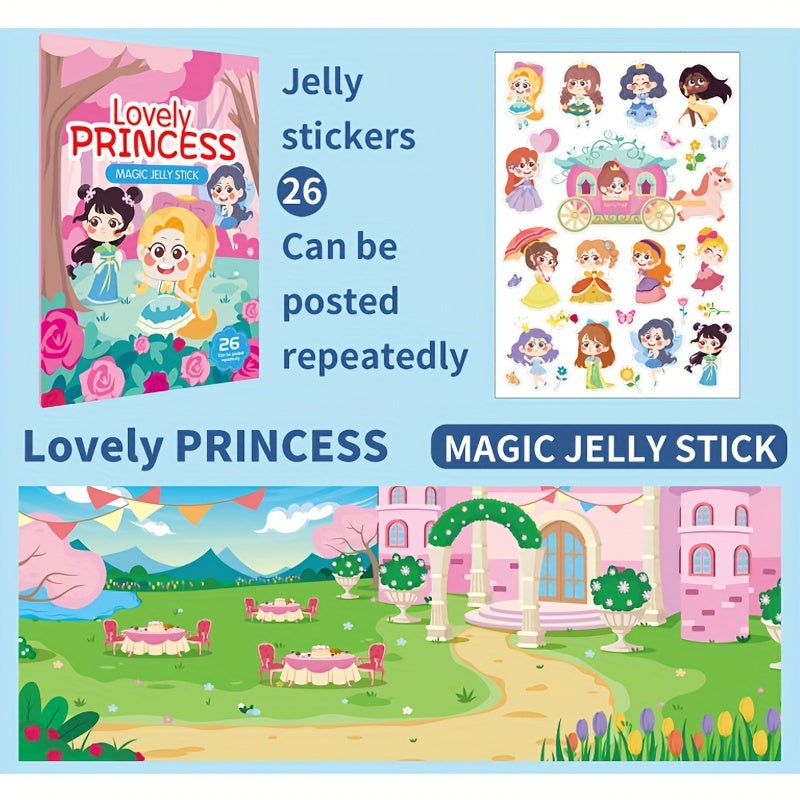 Reusable Sticker Books Educational Toys for Kids