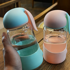 Creative Rabbit Glass Cup Student's Gift Cup Party Cup