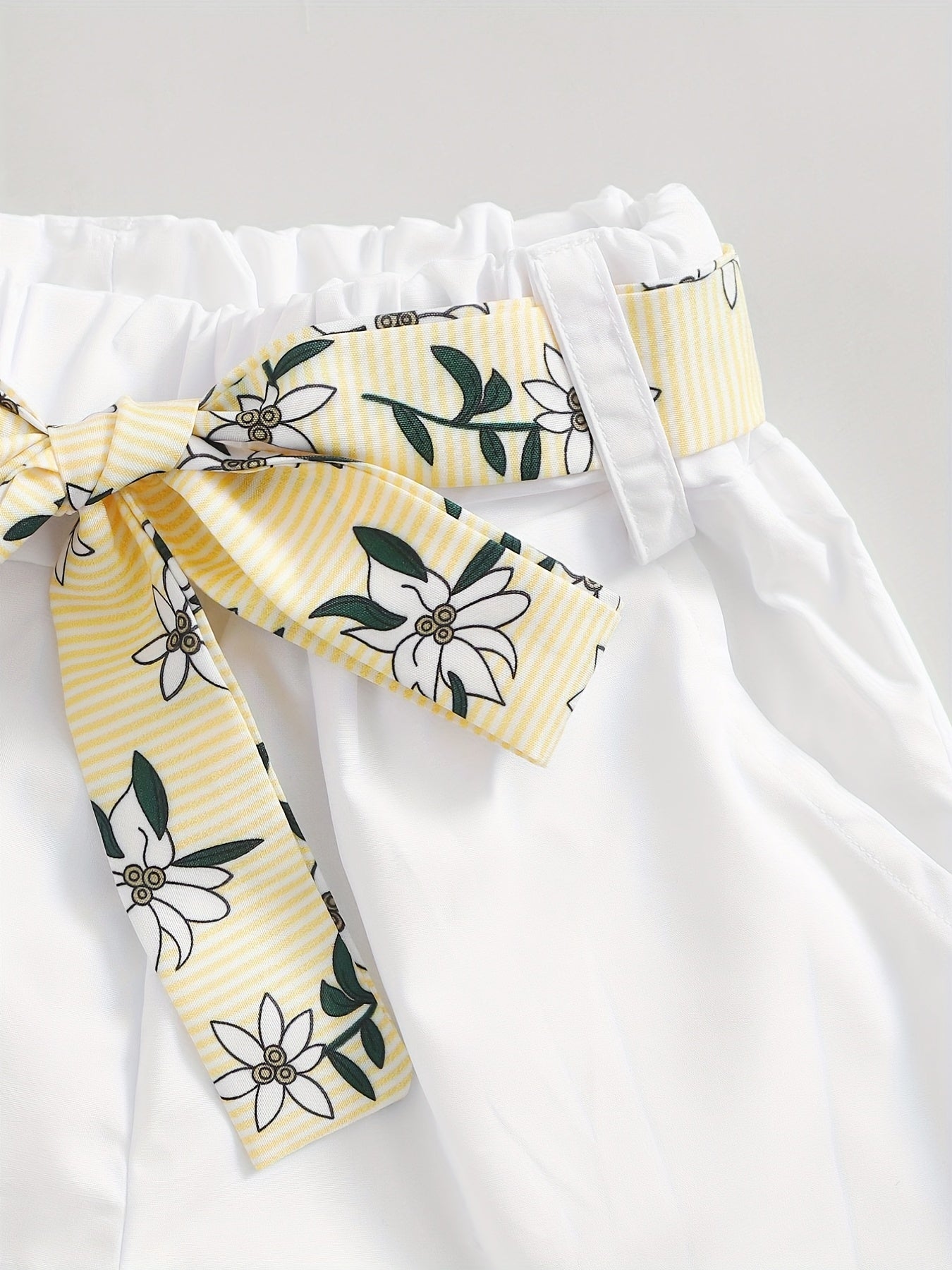 Girls Flower Cami Top & Shorts Set for Summer Beach Party