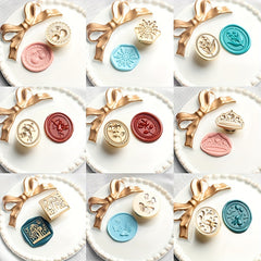 Embossed Fire Paint Seal Stamp Zinc Alloy Seal Stamp Head for Gift Wrapping