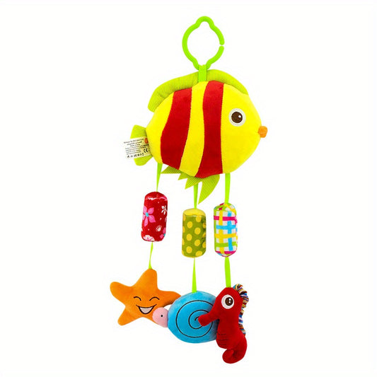 Baby Stroller Pendant Rattle Bed Bell Soothing Doll