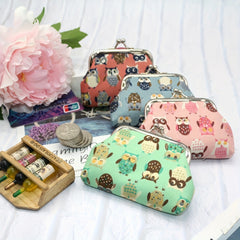 Owl Coin Purse Bag Key Bag Birthday Gift Hasp Money Bags Wallet Clutch Bag