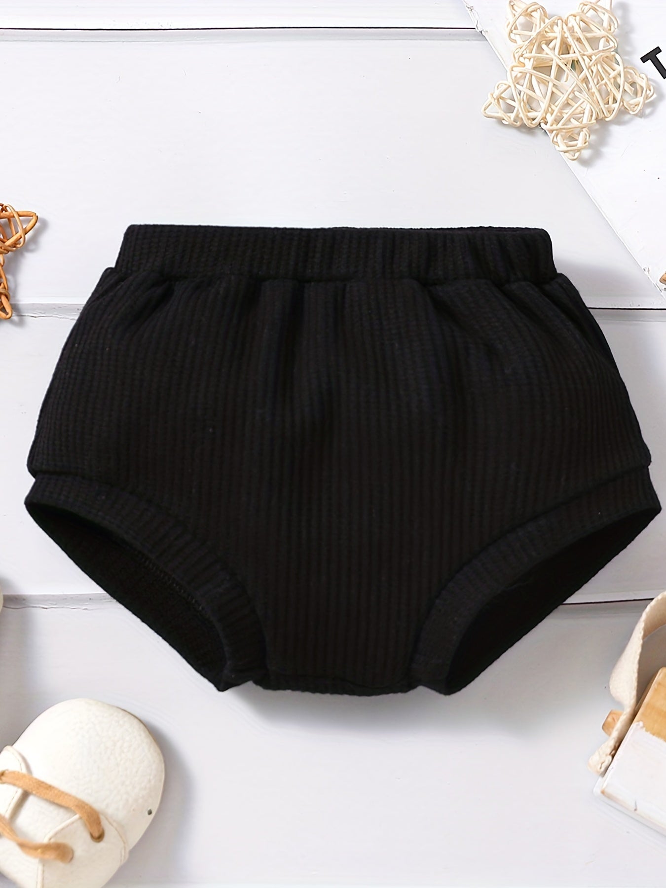 Adorable Baby Casual Elastic Waist Shorts