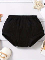 Adorable Baby Casual Elastic Waist Shorts