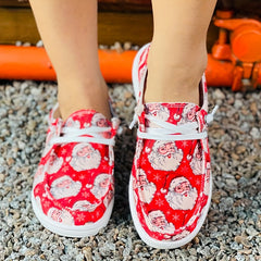 Women's Christmas Flat Non slip Sneakers