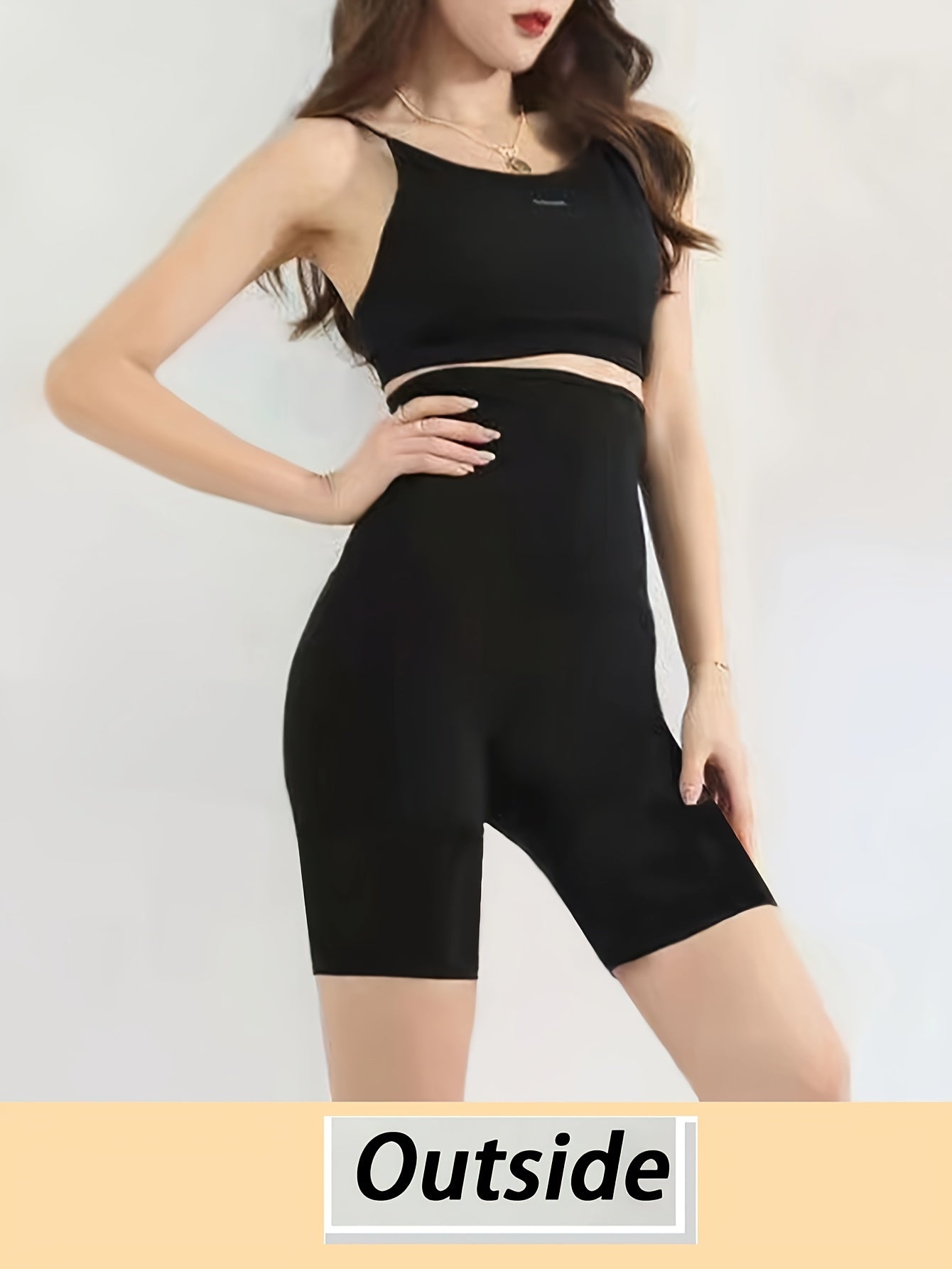 High Waist Sauna Sweat Sports Short Slim Fit Body Shape Women's Activewear