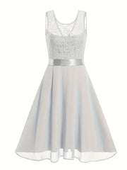 Party Dress Women's Plus Solid Lace Wedding Dress