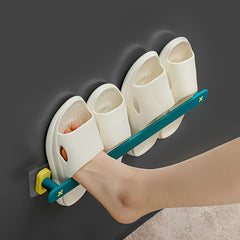 Bathroom Slipper Rack Wall Toilet Shoe Storage Shelf