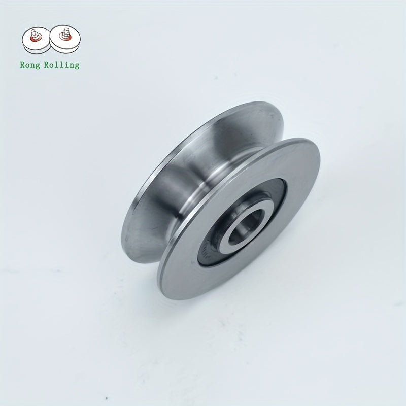 2pcs 60 Deg V Groove 8x40x12mm Sliding Gate Roller Wheels Bearing