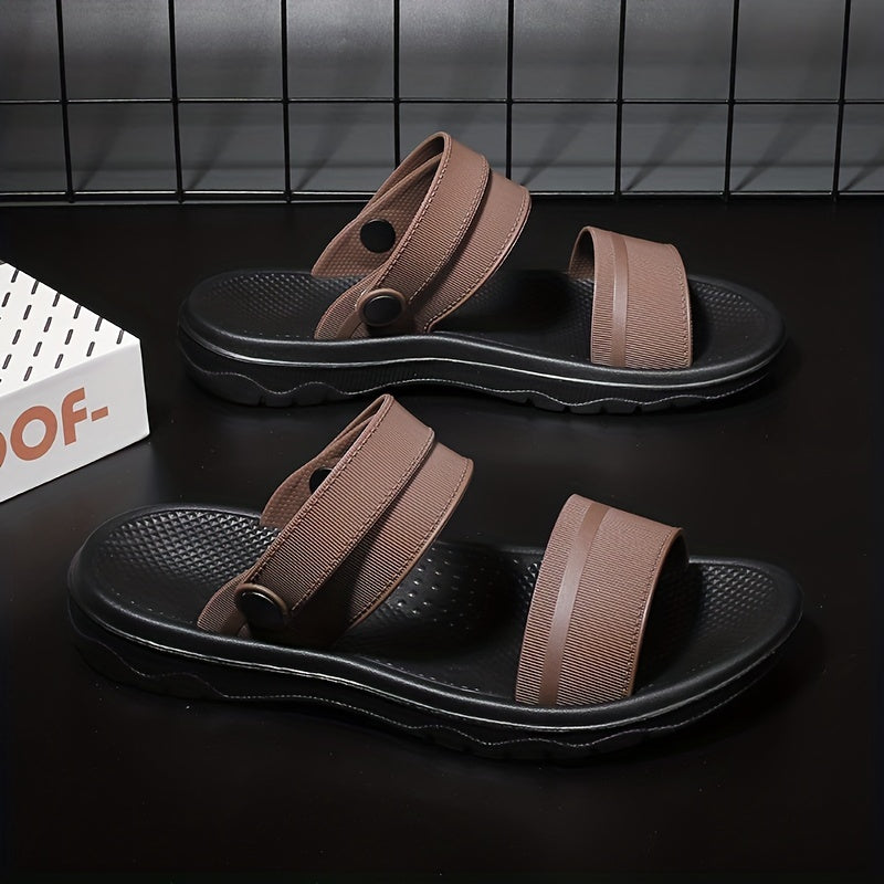 Men's Lightweight Non Slip Sandals Quick Drying Comfy Beach Shoes