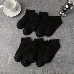 10 Pairs Soft Lightweight Low Cut Ankle Socks Women's Stockings & Hosiery