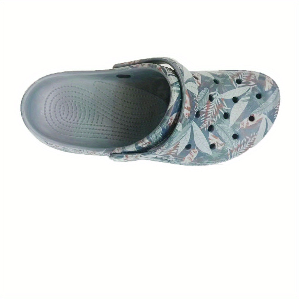Men's Camo Graphic Slip On Clog Sandals Outdoor Slippers