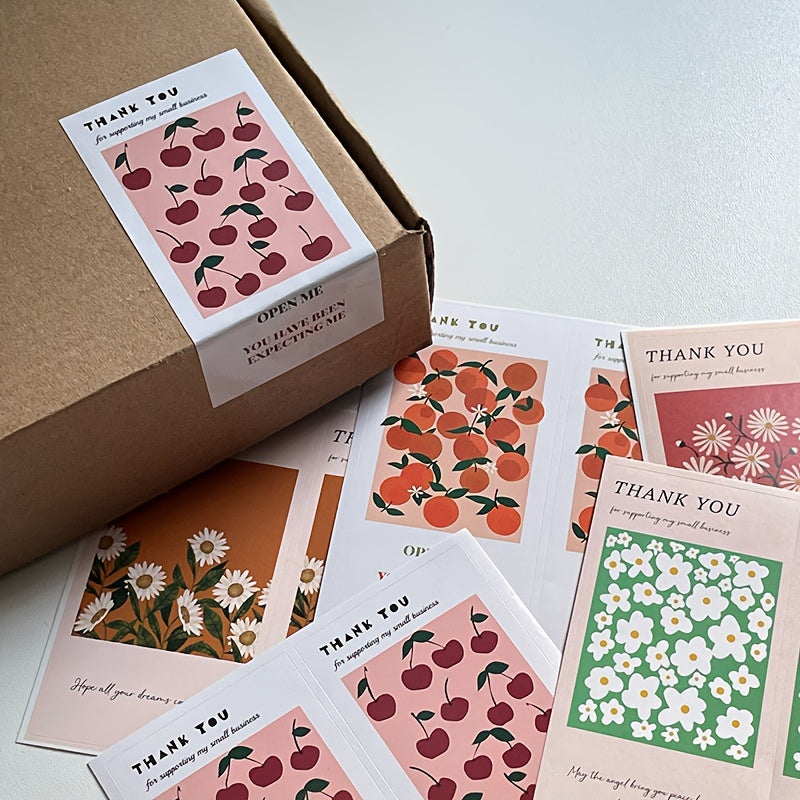 Colorful Sealing Sticker Box Labels 50pcs