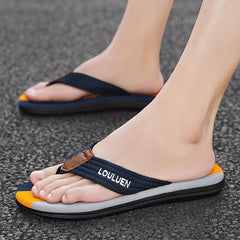 Men's Block Thong Sandals Non Slip Flip-flops