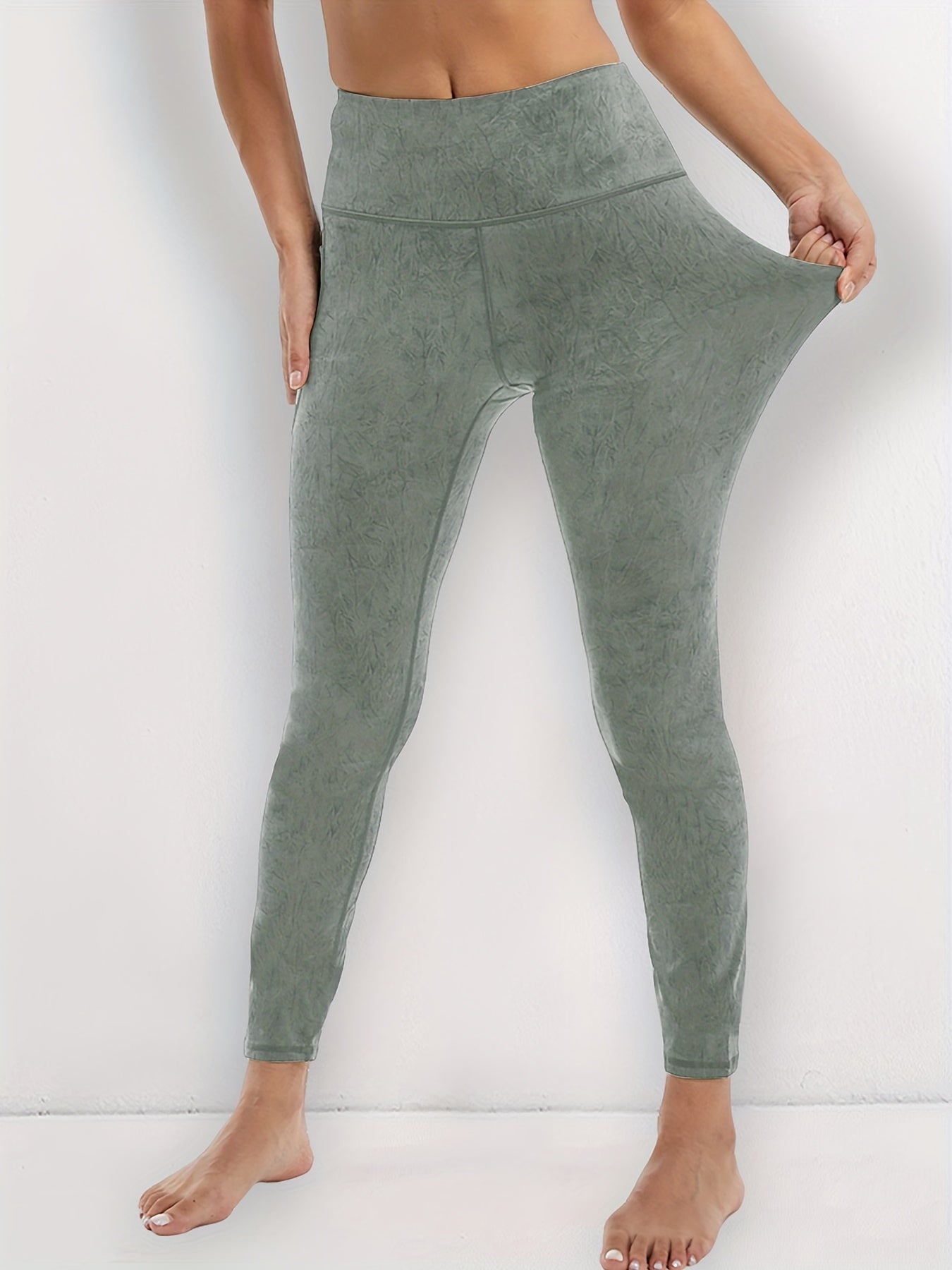 Stretch Running Hip Lifting Yoga Leggings High Waist Workout Pants