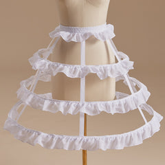 Ruffled Bustle Wedding Petticoat for Gown Jersey Bridal Accessories
