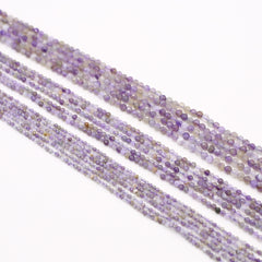 Amethyst Faceted Small Beads Beaded Length