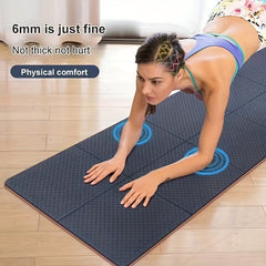 Foldable Non-slip Yoga Pilates Mat for Home Fitness