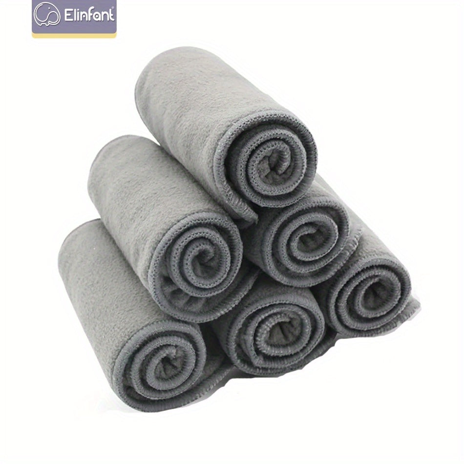 Elinfant Reusable Bamboo Charcoal Diapers with Inserts