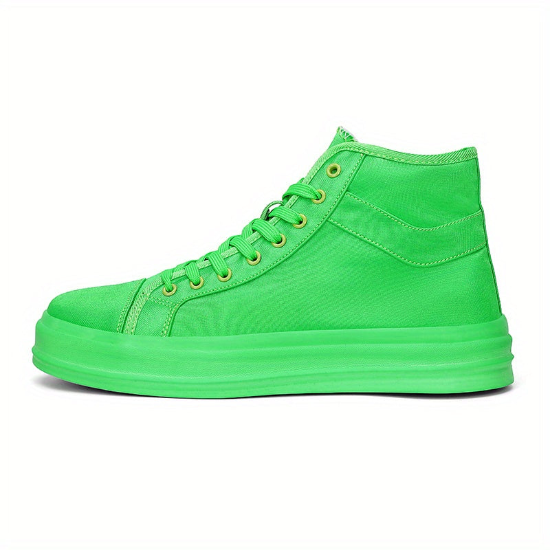 Men's High Top Canvas Skate Shoes Non Slip Sneakers