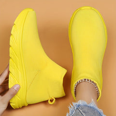 Mesh Slip On Running Shoes Soft Comfortable Outdoor Sneakers