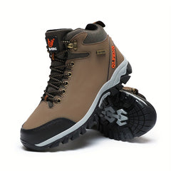 Men's High Top Hiking Boots Non Slip Lace Up Durable Shoes