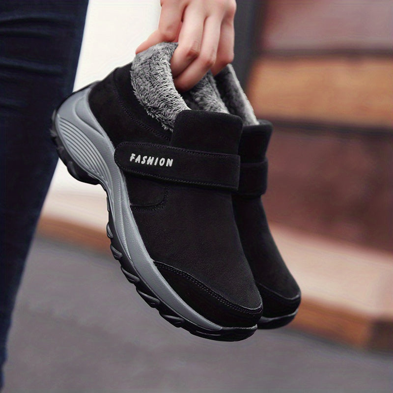 Thermal Slip-On Snow Shoes Hook & Loop Fastener Non-Slip Winter Boots