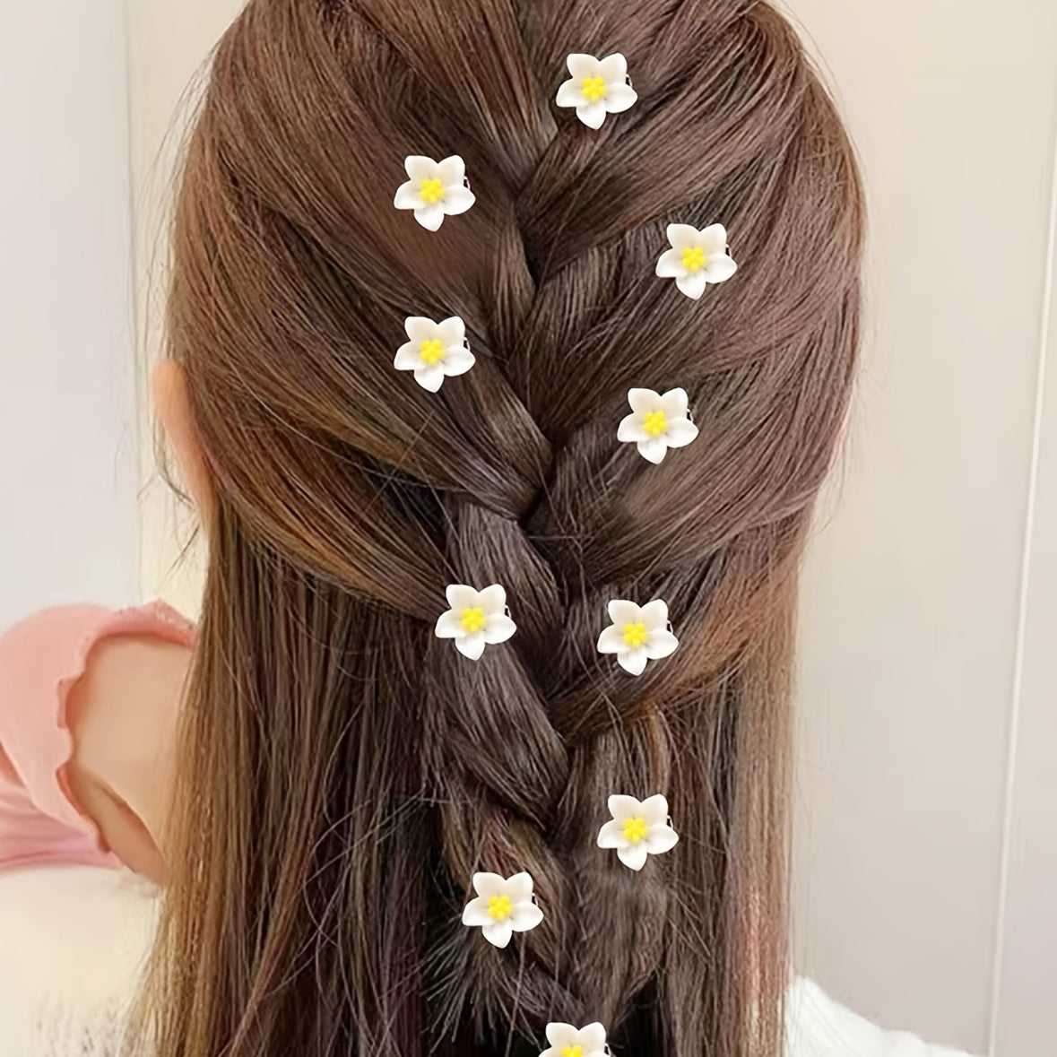 10pcs Flower Hair Clips for Baby Girls - Perfect for Parties & Holidays