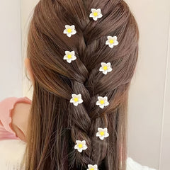 10pcs Flower Hair Clips for Baby Girls - Perfect for Parties & Holidays